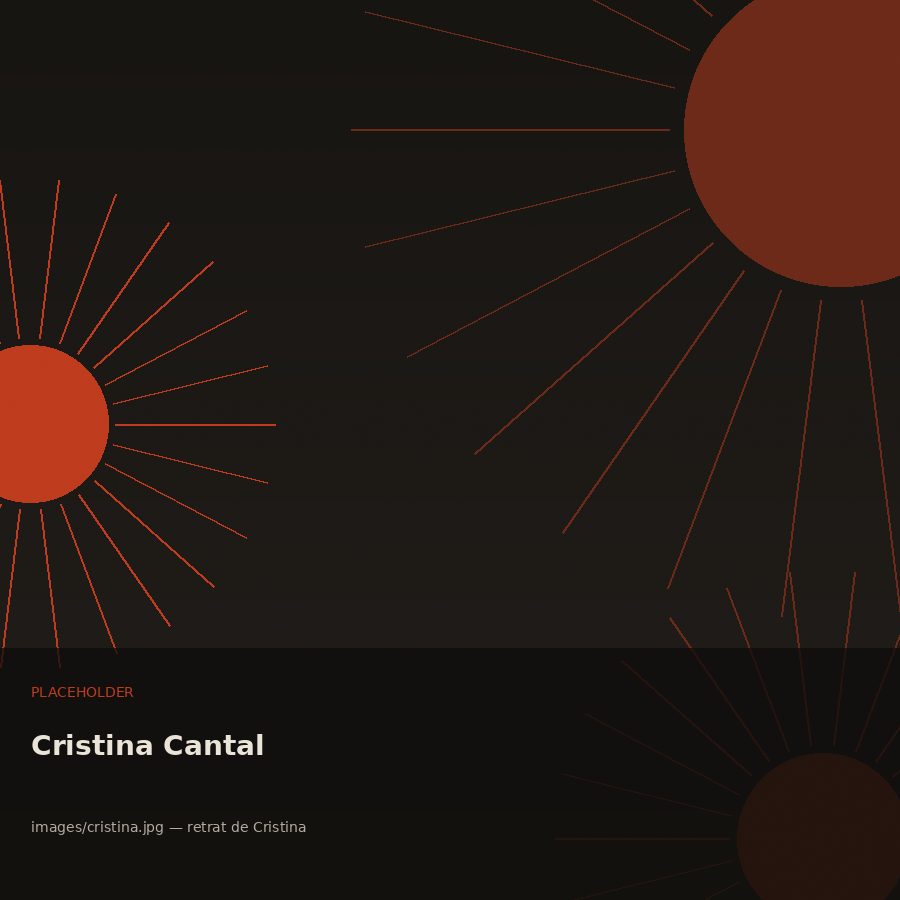 Retrat de Cristina Cantal